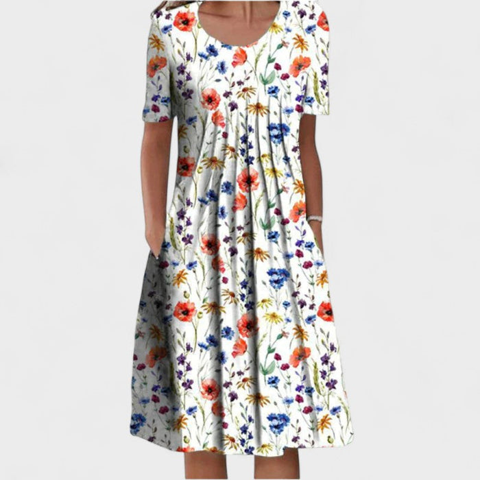 Marta | Robe midi à superpositions