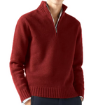 Lucio | Elegant half-zip sweater