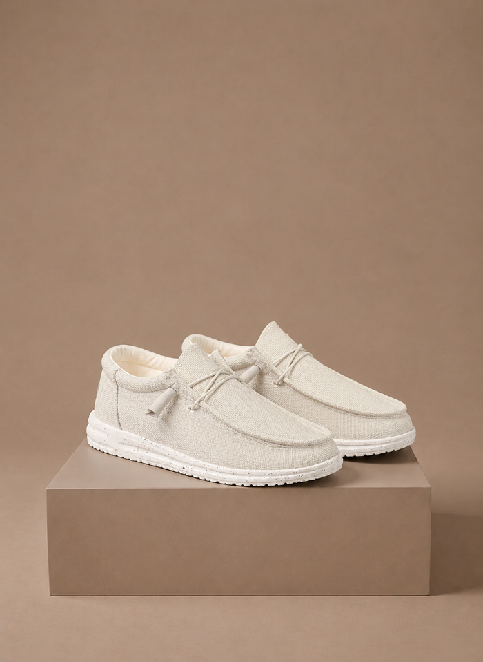 Mocassins d’été respirants pour homme – aspect lin léger | Areleon