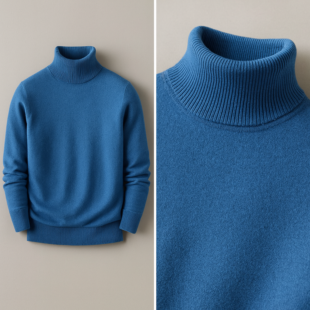 HIGH COLLAR SWEATER FOR MEN