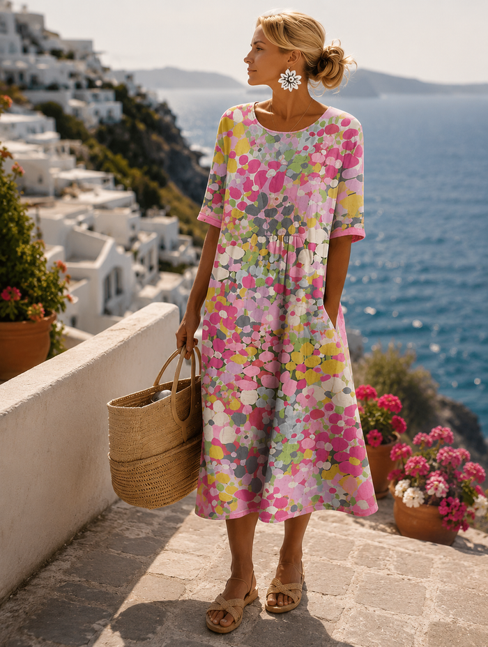 Robe Midi Légère Élégante