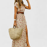 Caroline — Robe Maxi Boho Élégante