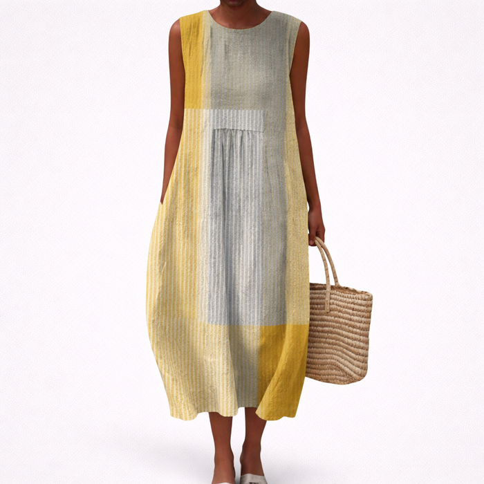Robe d’Été Confortable Sans Manches
