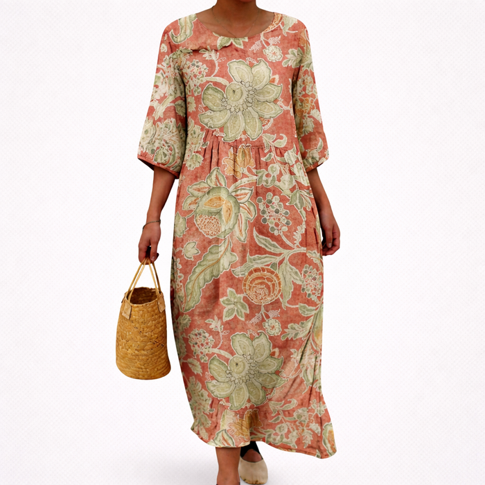 Robe longue fluide chic et confortable