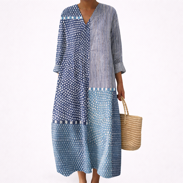 Robe d’Été Imprimée Flatteuse
