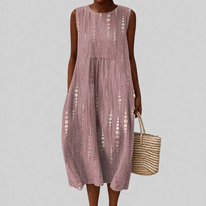 Robe d’Été Confortable Sans Manches