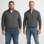 ZIP-UP PULLOVER FOR MEN