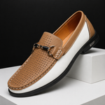 PERFORATED SLIP-ON LOAFERS FOR MEN