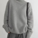 Amaya — Pull Col Roulé en Cachemire Luxueux