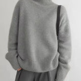 Amaya — Pull Col Roulé en Cachemire Luxueux