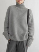 Pull Col Roulé en Cachemire Luxueux