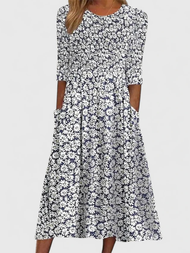 Violethia — Robe Midi Élégante