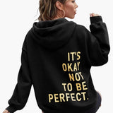 Octavie | Sweat à capuche ample à imprimé au dos