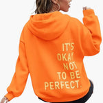 Octavie | Sweat à capuche ample à imprimé au dos