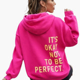 Octavie | Sweat à capuche ample à imprimé au dos