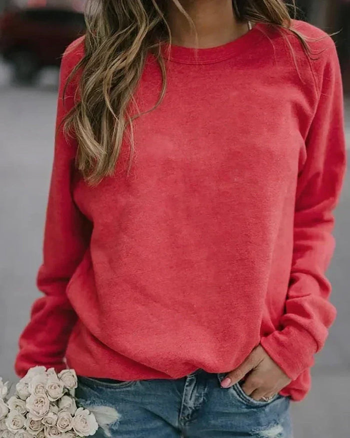Paulette | Sweat raglan à col rond