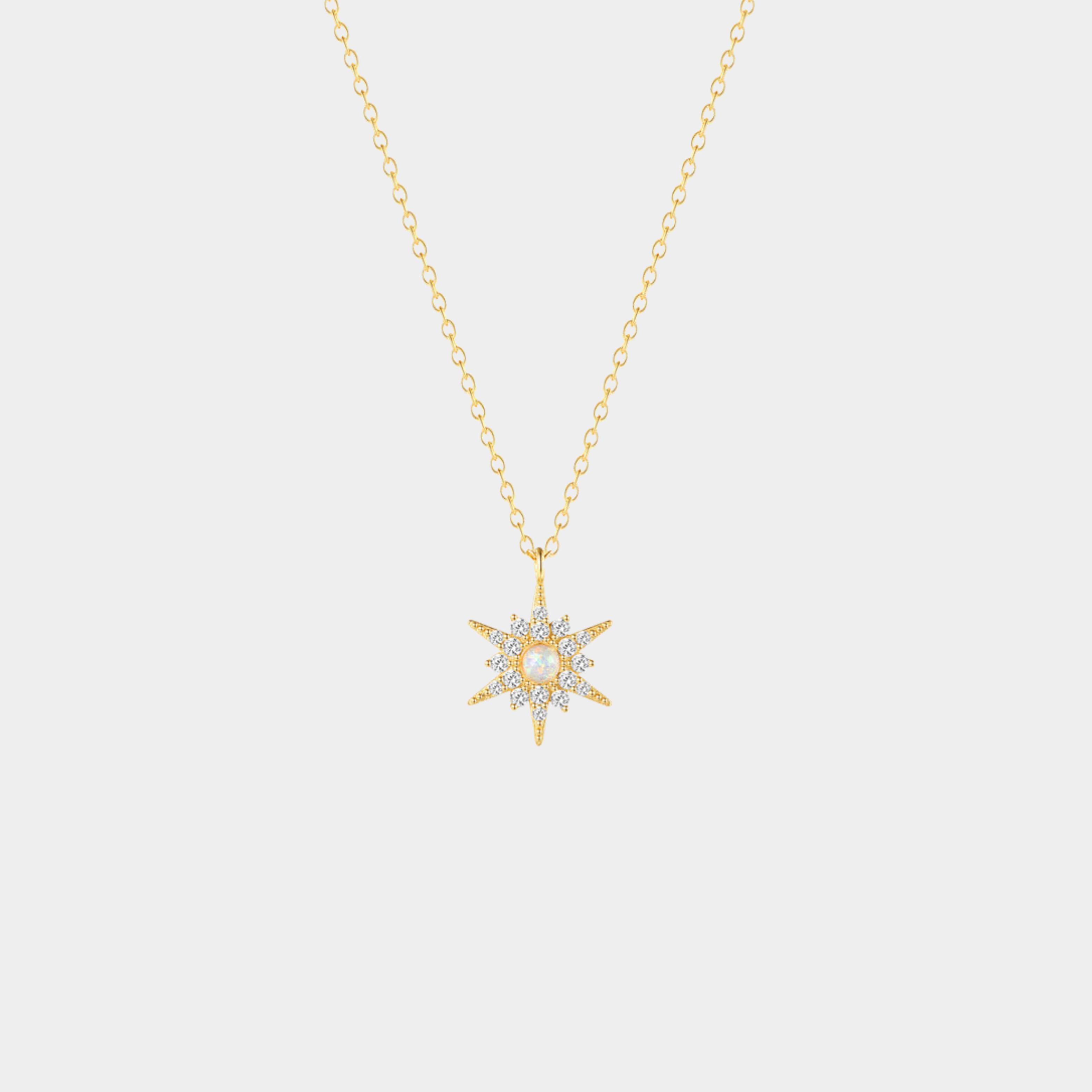 Amélie – Délicat collier en argent avec pendentif rond