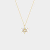 Délicat collier en argent avec pendentif rond