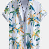 Ensemble — chemise à imprimé palmiers aquarelle & short de bain
