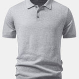 Ensemble — polo basique en maille & short en maille