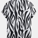 Ensemble Améline — chemise à imprimé abstrait & short de bain