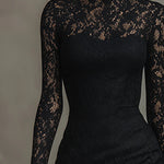 Jeanne — Robe Maxi Élegante en Dentelle à Queue de Poisson