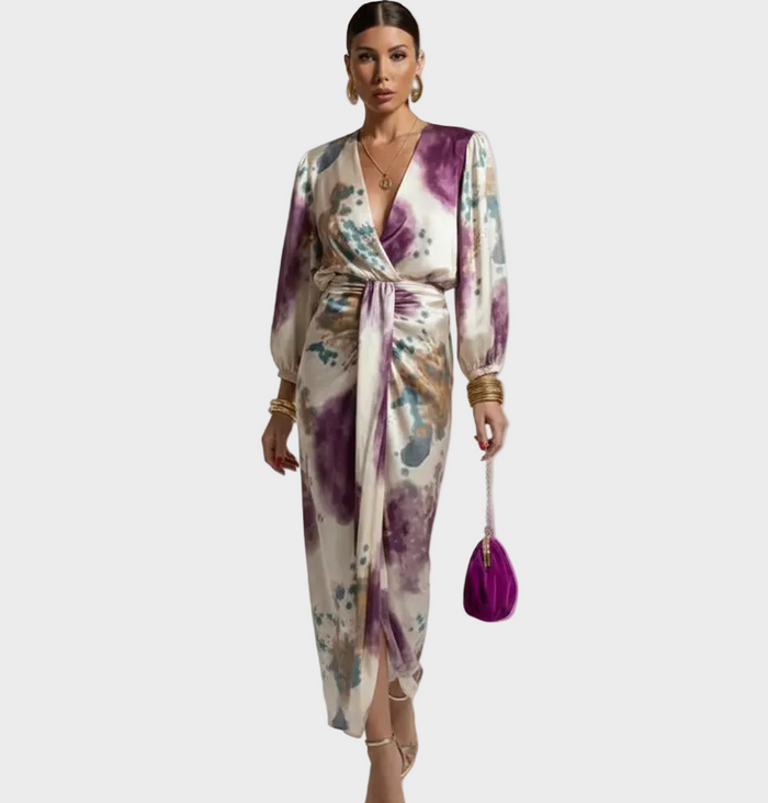 Séléné | Robe à fleurs