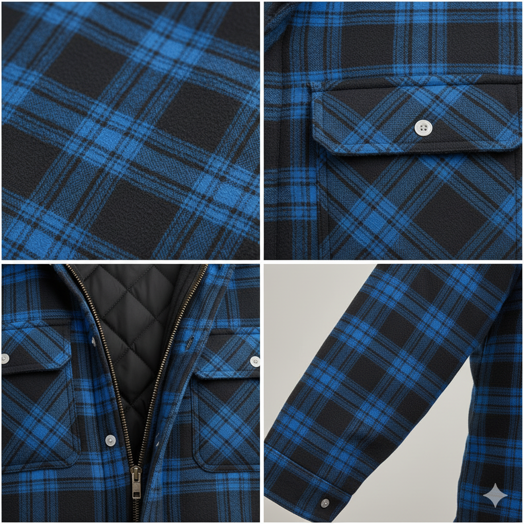 CLASSIC WOOL BLEND COAT FOR MEN