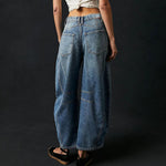 Yvonne | Jean taille haute coupe tonneau
