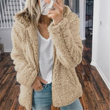 Emma | Manteau douillet à capuche et zip