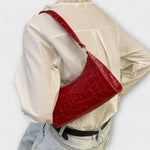 Marguerite — Sac en Cuir Brillant