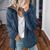 Emma | Manteau douillet à capuche et zip