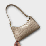 Marguerite — Sac en Cuir Brillant