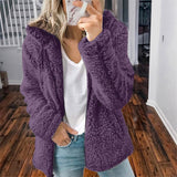 Emma | Manteau douillet à capuche et zip