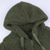 Emma | Manteau douillet à capuche et zip