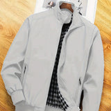 REGULAR FIT ZIP JACKET FOR MEN