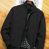 REGULAR FIT ZIP JACKET FOR MEN