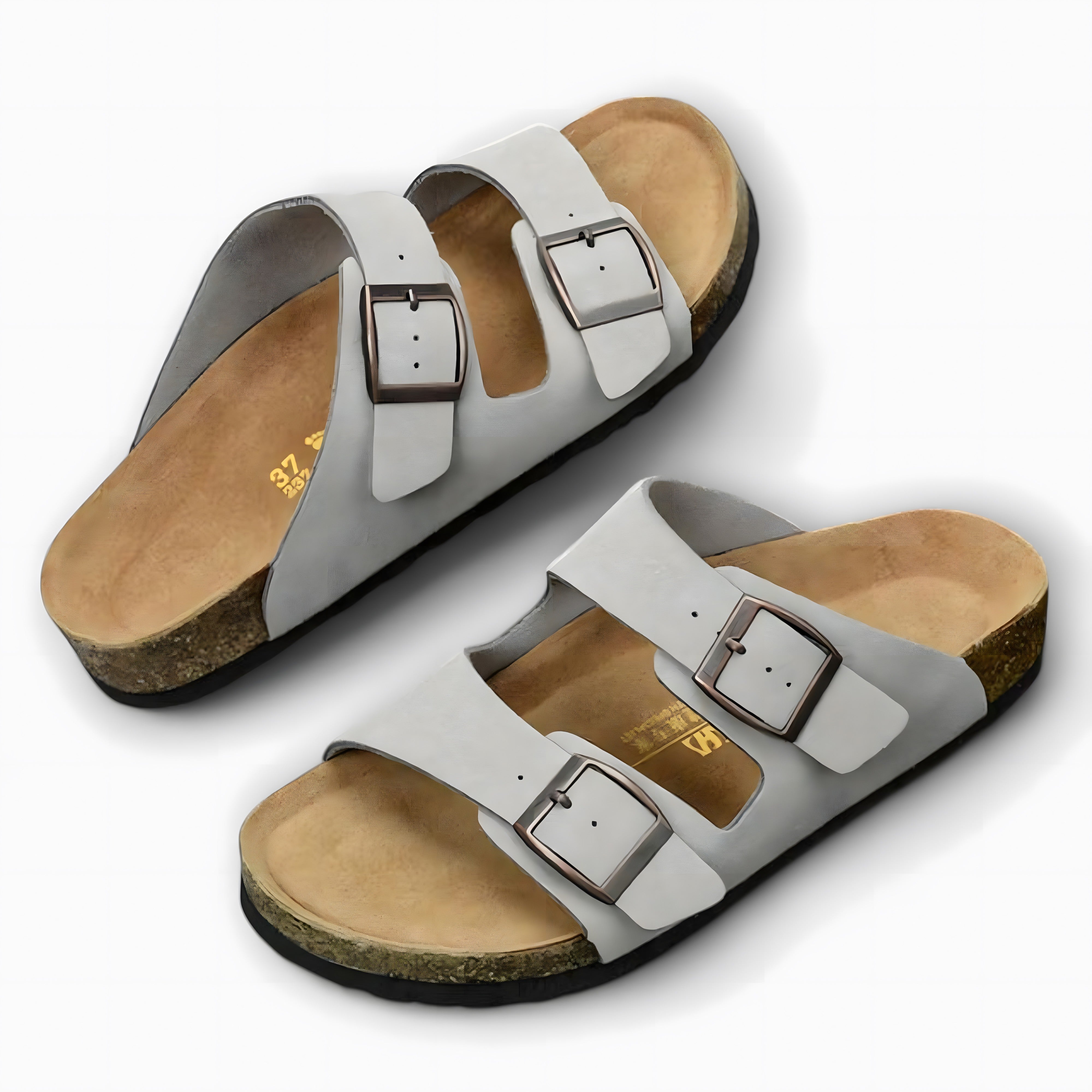 Amira | Sandales femme confortables Gris