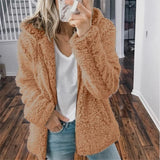 Emma | Manteau douillet à capuche et zip