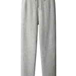 Pantalon droit en maille de laine