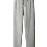 Pantalon droit en maille de laine