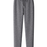 Pantalon droit en maille de laine