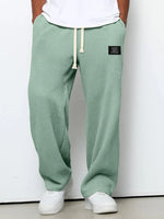 DRAWSTRING WIDE LEG TROUSERS FOR MEN