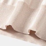 Ensemble Capucine — polo zippé en maille à bordure contrastante & pantalon fuselé coupe slim