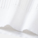 Ensemble — polo en maille gaufrée à bordure rayée contrastante & pantalon fuselé coupe slim