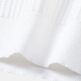 Ensemble — polo en maille gaufrée à bordure rayée contrastante & pantalon fuselé coupe slim