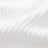 Ensemble — polo en maille gaufrée à bordure rayée contrastante & pantalon fuselé coupe slim