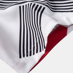 Ensemble — chemise à imprimé géométrique color block & short de bain mi-long à cordon