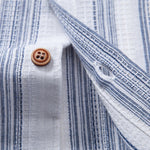 Ensemble Sidonie — chemise en lin rayé & pantalon en lin à jambe droite