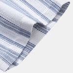 Ensemble Sidonie — chemise en lin rayé & pantalon en lin à jambe droite